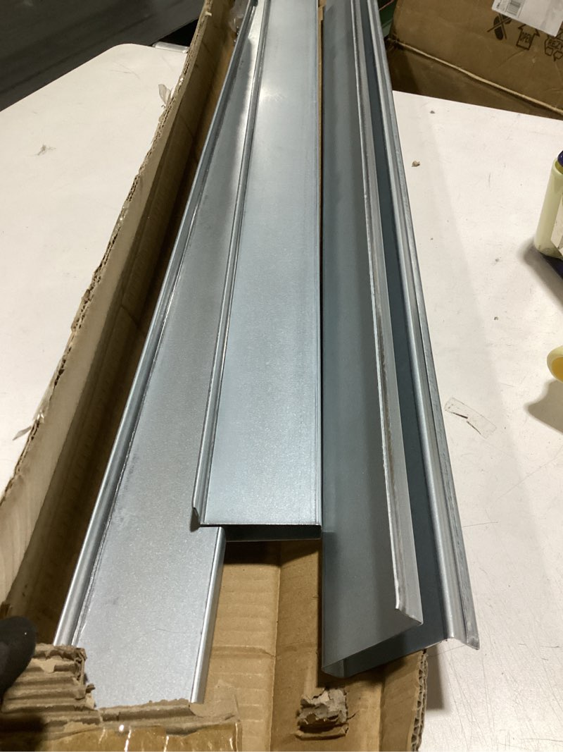 Condition photo showing Good Condition for similar to sliding screen door tracking - silver deluxe bottom track - easy assembly hardware for diy - heavy duty silver 3pices