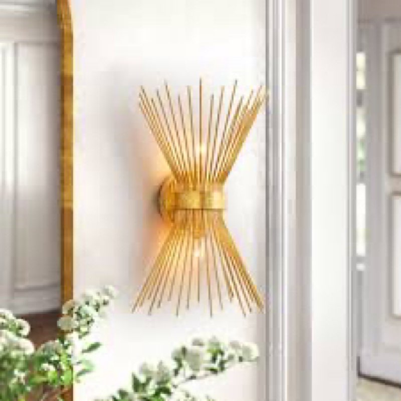 Cobie 2 ligth dimmable gold wallc  