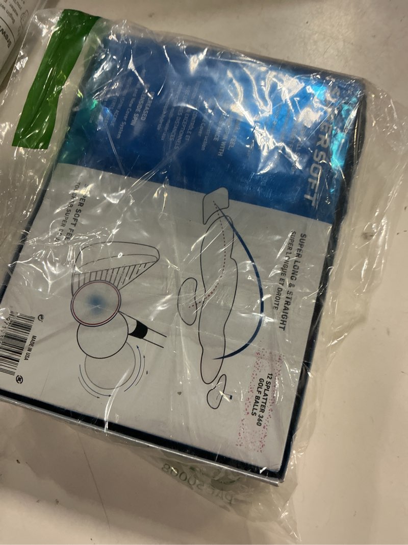 Condition photo showing New/Like New for callaway golf supersoft golf balls (2023 version, pink splatter)