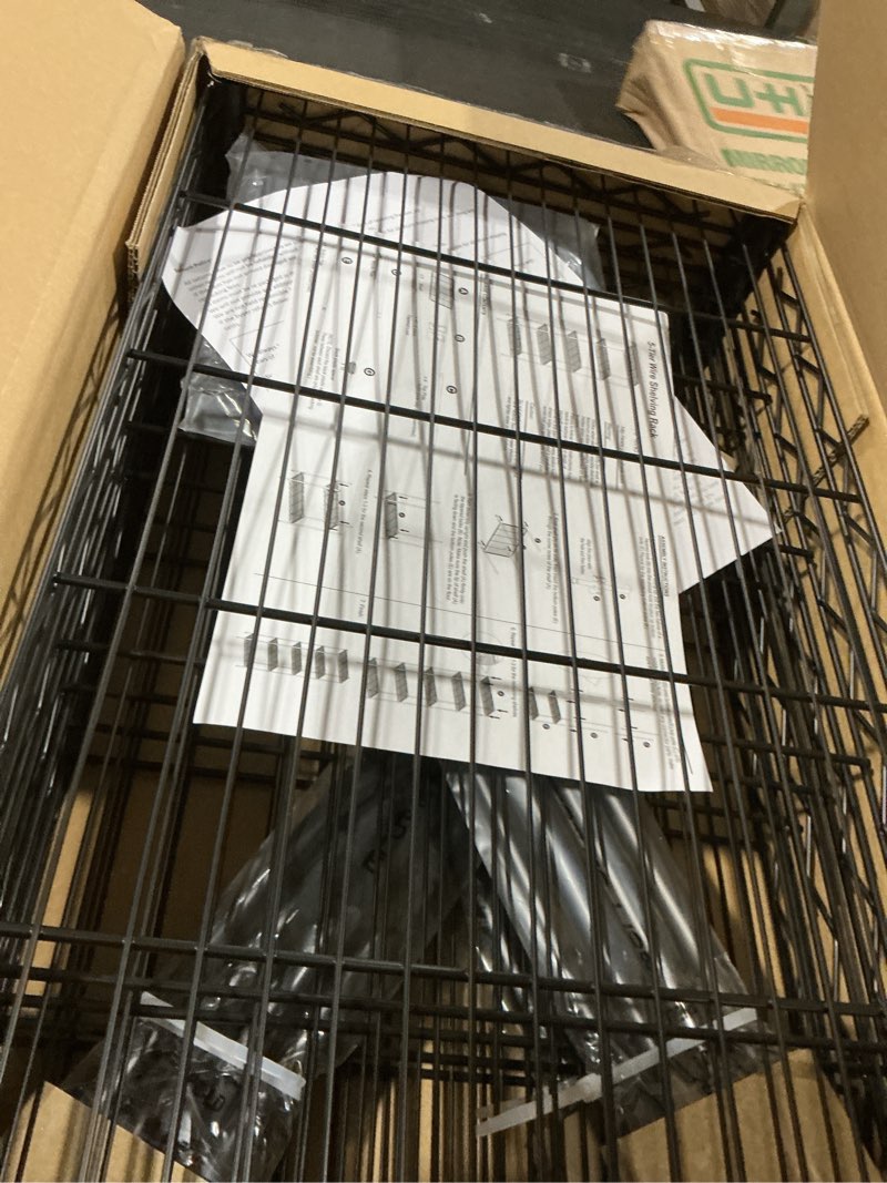 Condition photo showing Good Condition for 5-wire shelving unit steel large metal shelf organizer garage storage shelves