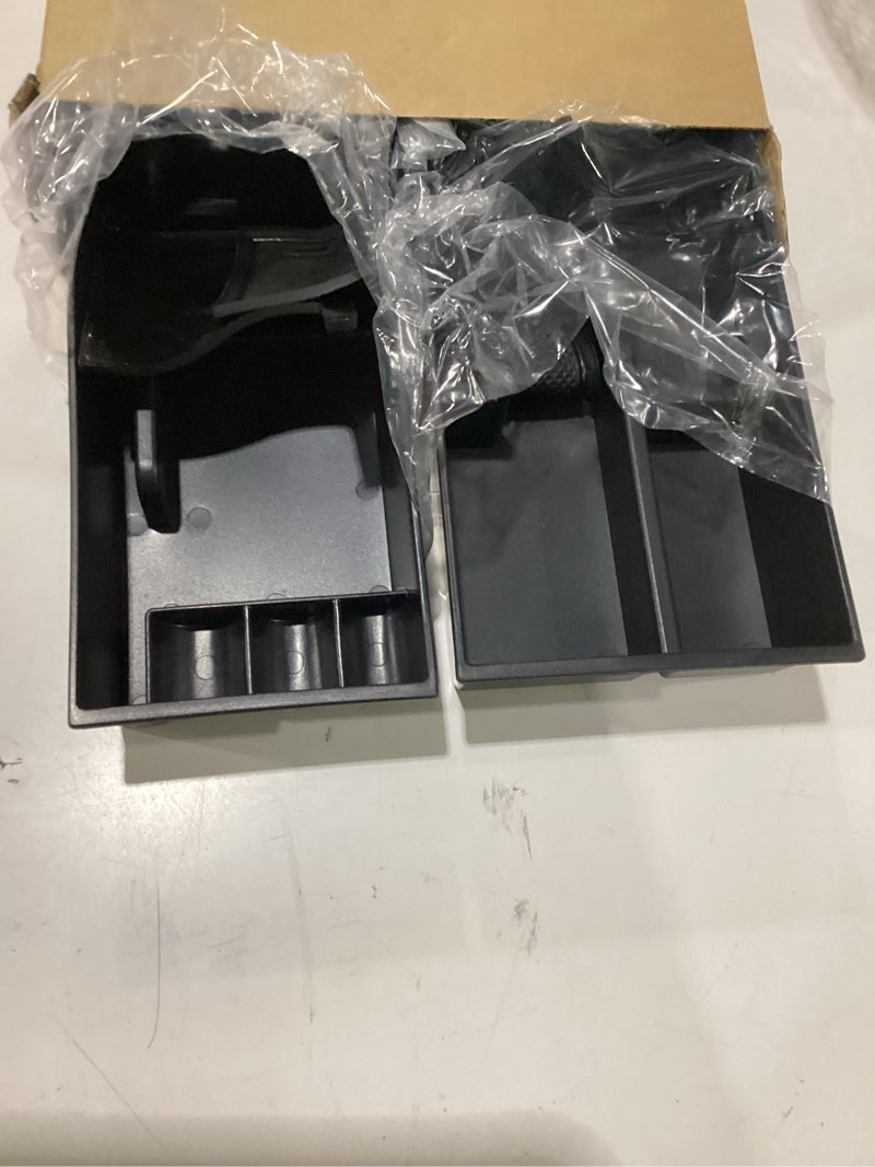 Condition photo showing Good Condition for autorder 2pcs center console organizer for 2024 2025 toyota grand highlander le/xle/limited/platinum/nightshade hybrid accessories armrest storage box secondary insert tray 2024-2025 toyota grand highlander 2pcs
