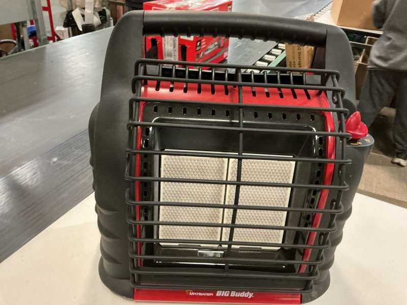 Condition photo showing As Is for Mr. Heater Big Buddy Portable 18,000 BTU Propane Heater MH18B