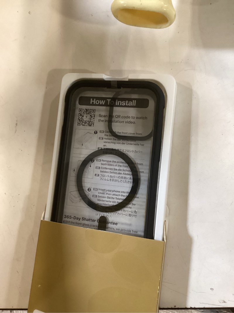 Condition photo showing Good Condition for miracase magnetic for iphone 13 pro max case 6.7 inch, (compatible with magsafe) upgrade full-body clear phone bumper case with built-in 9h tempered glass screen protector, magnetic classic black magnetic classic black iphone 13 pro max