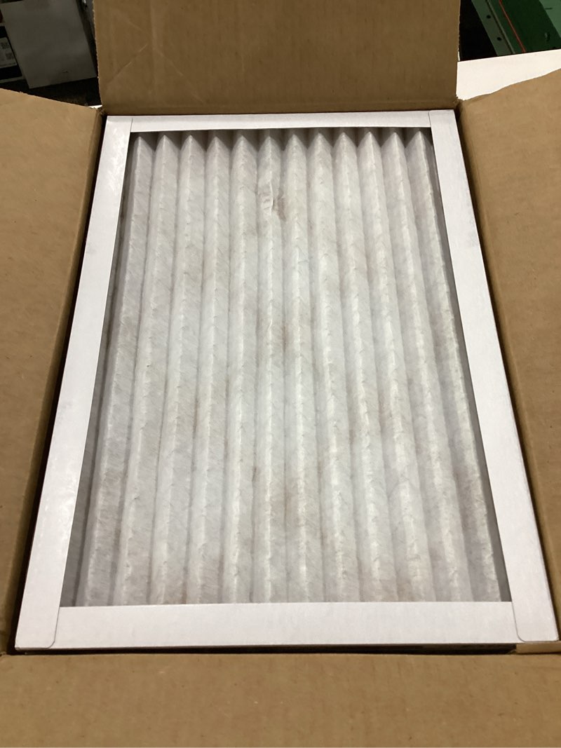 Condition photo showing Good Condition for amazon basics 14x20x1 air filter, merv 8 ac furnace filters, allergy control, electrostatic, removes dust pollen and lint, 6-pack (actual size: 13.75" x 19.75" x 0.75") 14x20x1 merv 8