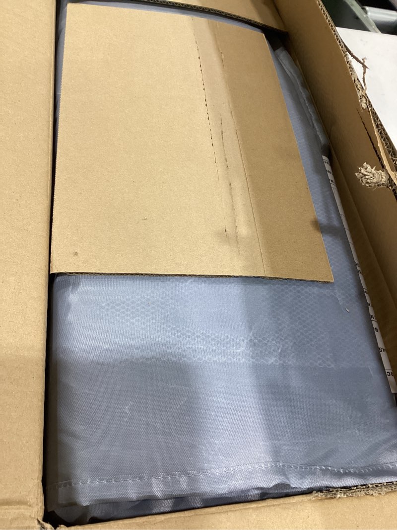 Condition photo showing As Is for Fodoss Baby Playpen, 47x47in Small Play Pen,Toddler Playpen for Apartment,Play Yard,Activity Fence, Extra Large Baby Playard Light Grey 47x47 Inch