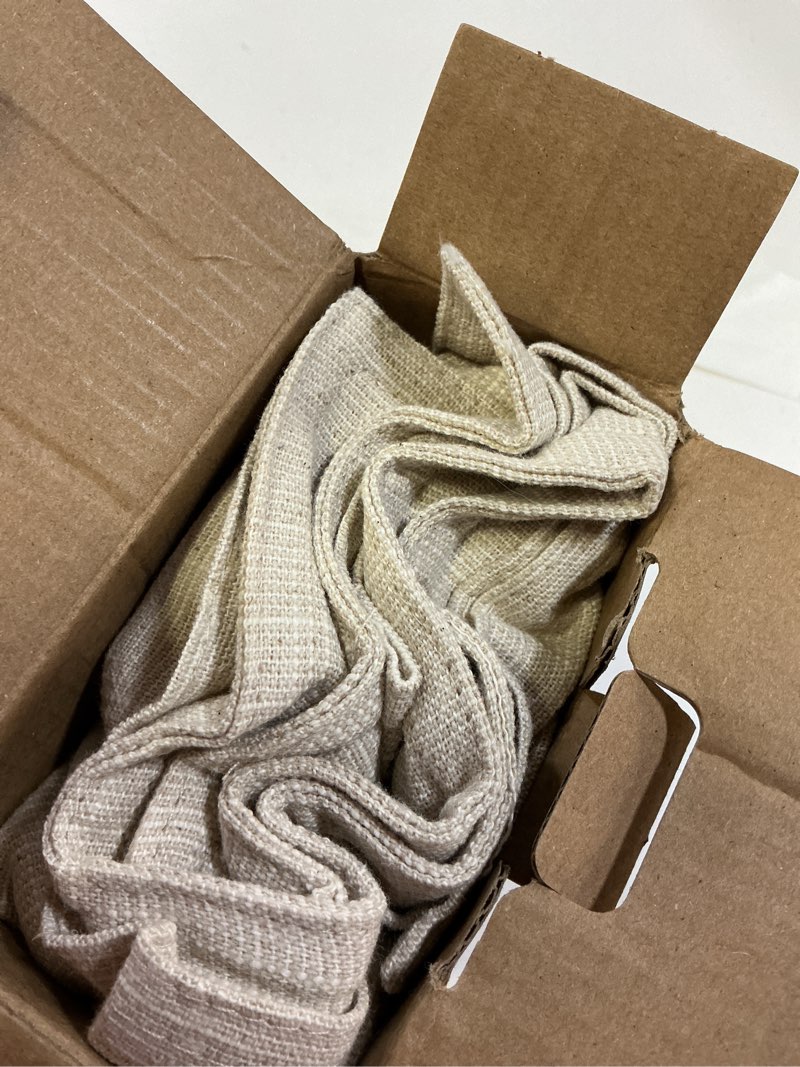 Condition photo showing Good Condition for MIULEE Decorative Linen Euro Sham Pillow Covers 24x24 Natural Beige Boho Farmhouse Neutral Couch Throw Pillows for Bed Pack of 2 Accent Modern Pillowcase Sofa Livingroom Home Decor 24" x 24" (Pack of 2) Natural Beige