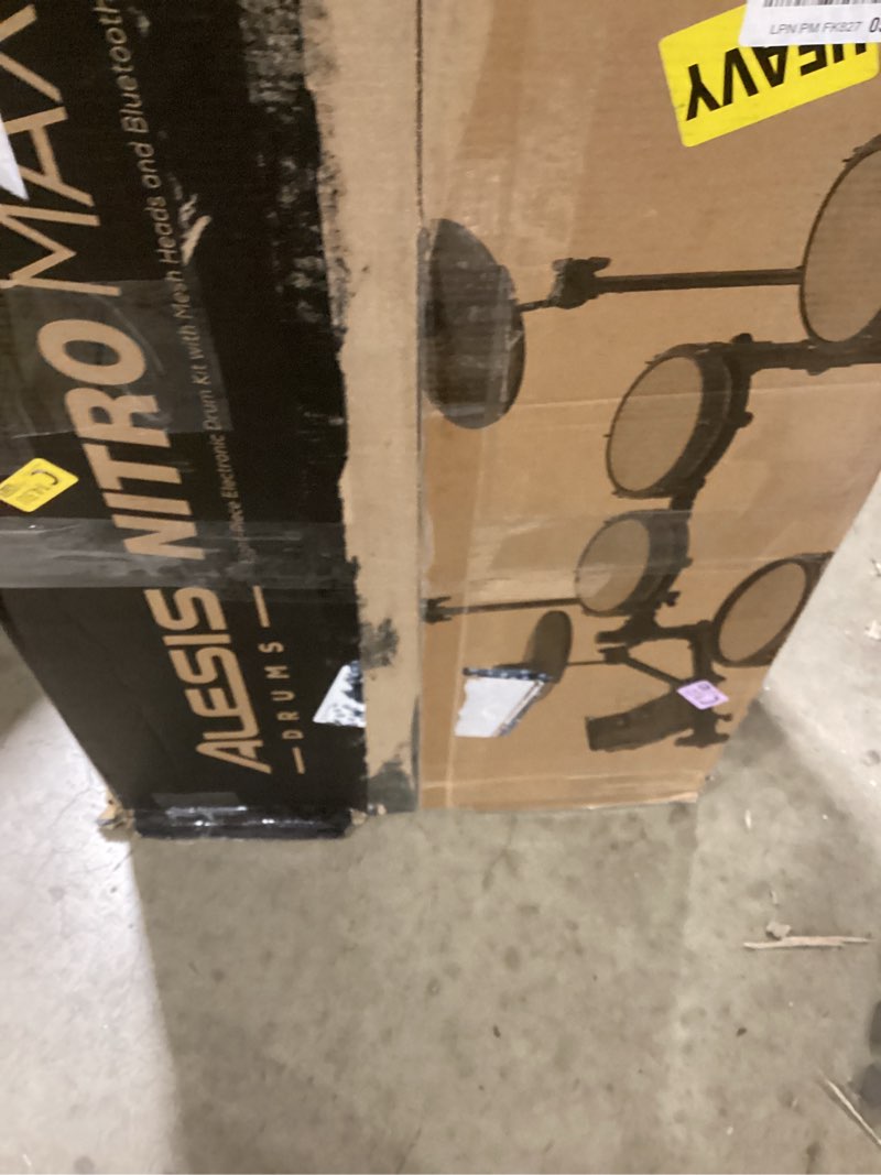 Condition photo showing New/Like New for Alesis Nitro Max Kit Electric Drum Set with Quiet Mesh Pads, 10" Dual-Zone Snare, Bluetooth, 440+ Au