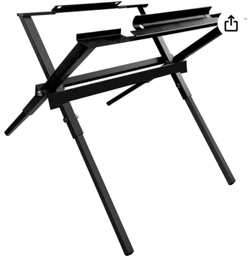 adjustable folding workbench for table saw stand