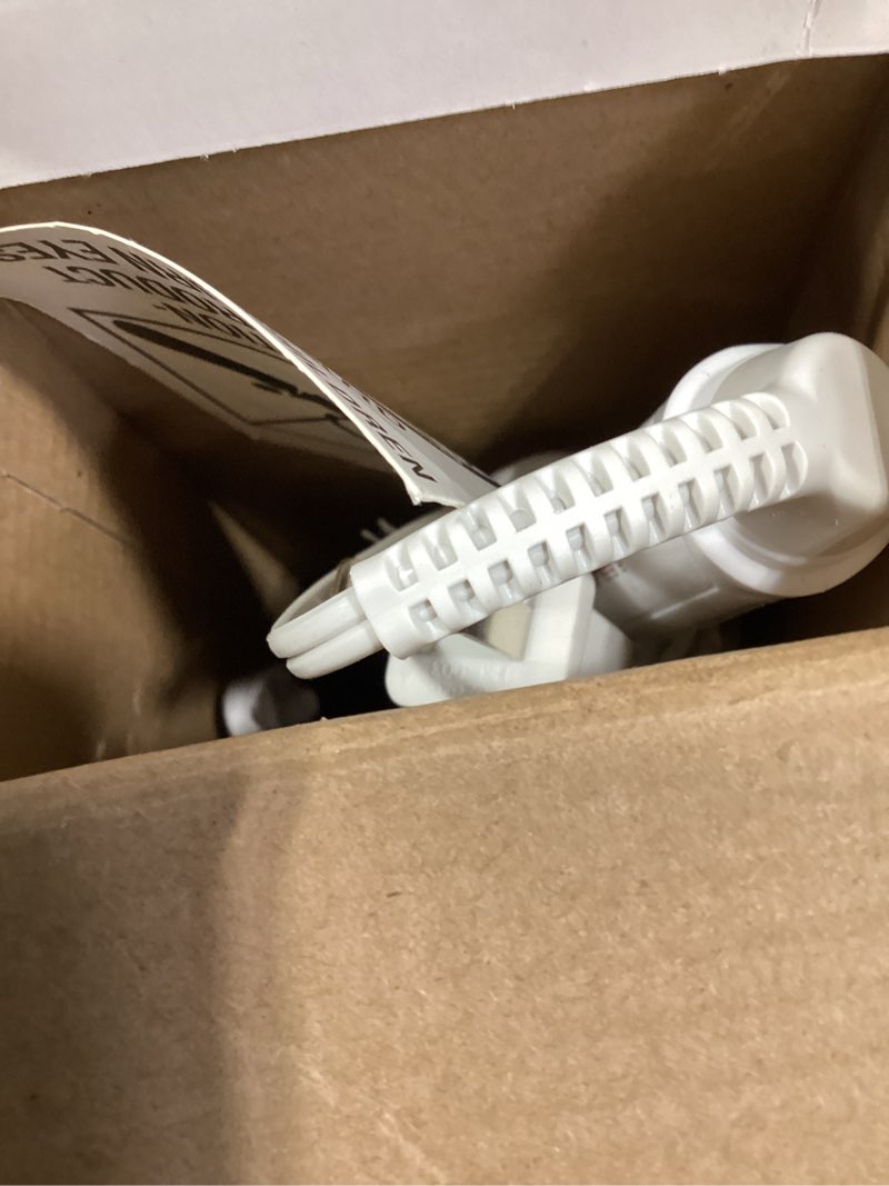 Condition photo showing New/Like New for conair double ceramic 3 barrel curling iron, triple barrel waver hair tool creates deep, continuous waves, hair curler for all hair lengths, white/rose gold 1 inch