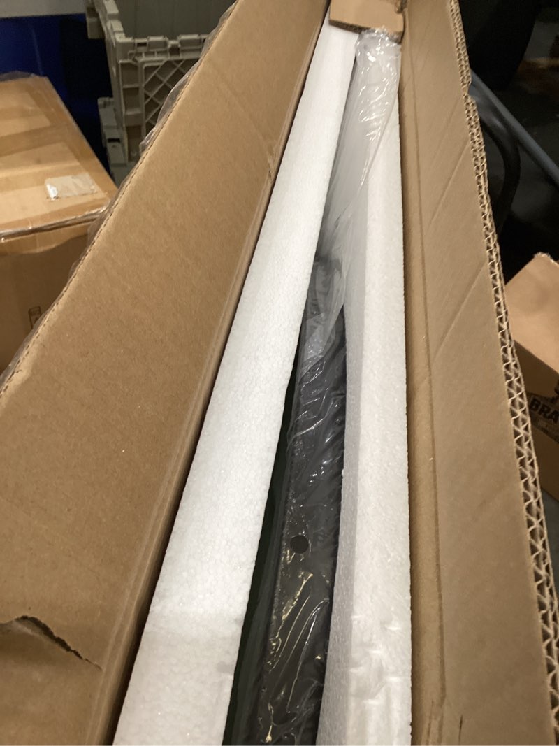 Condition photo showing Good Condition for 36 inch round bathroom mirrors for over sink | circle mirror with metal frame, black wall mirror for vanity, entryway, living room, hallway and bedroom decor black 36"l x 36"w 1