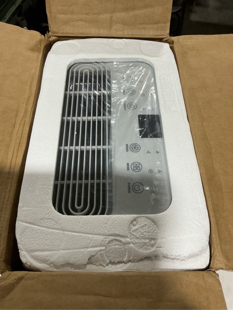 Condition photo showing New/Like New for 2500 sq.ft dehumidifier for basement with drain hose, semkap 32 pints dehumidifiers for home, large room, bathroom, bedroom, low noise with smart compressor, intelligent humidity control, 24hr timer white
