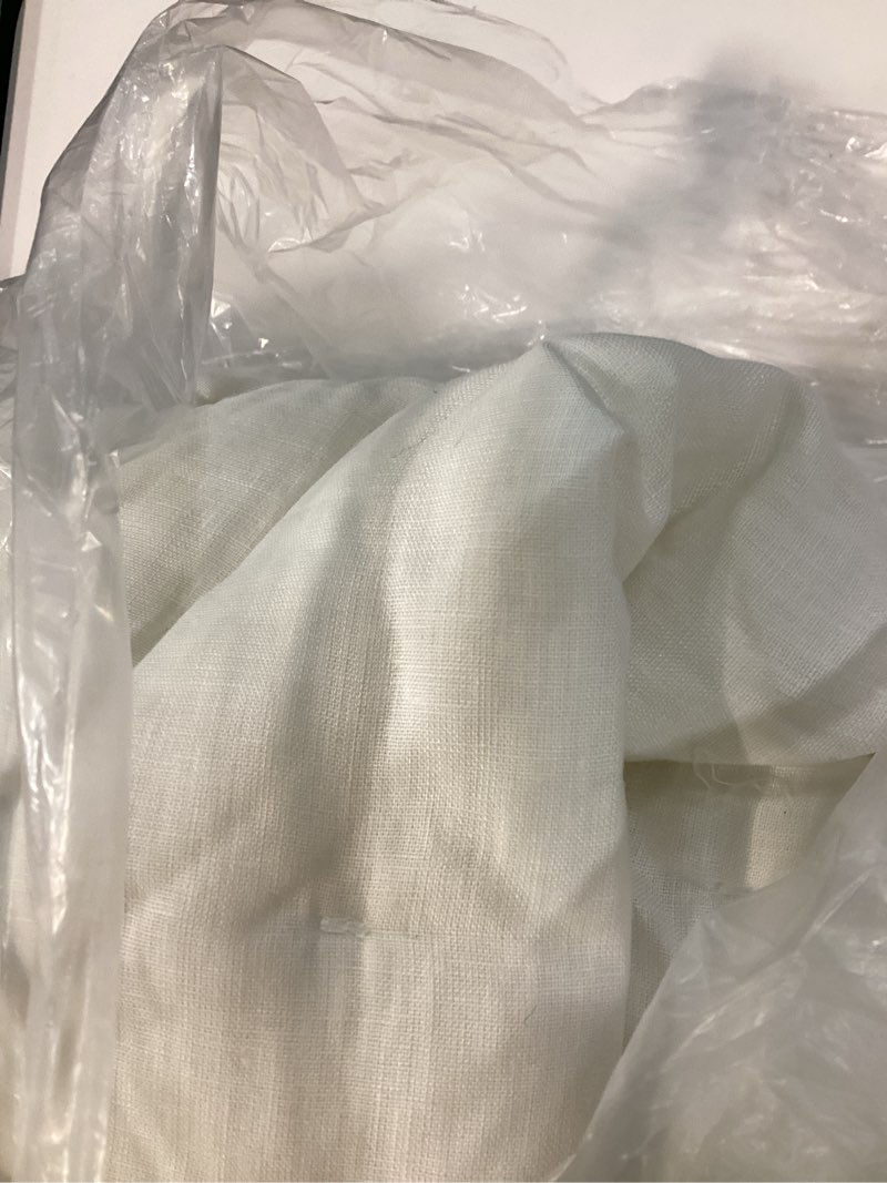 Condition photo showing Good Condition for european linen dream quilt, king/cal king, ivory
