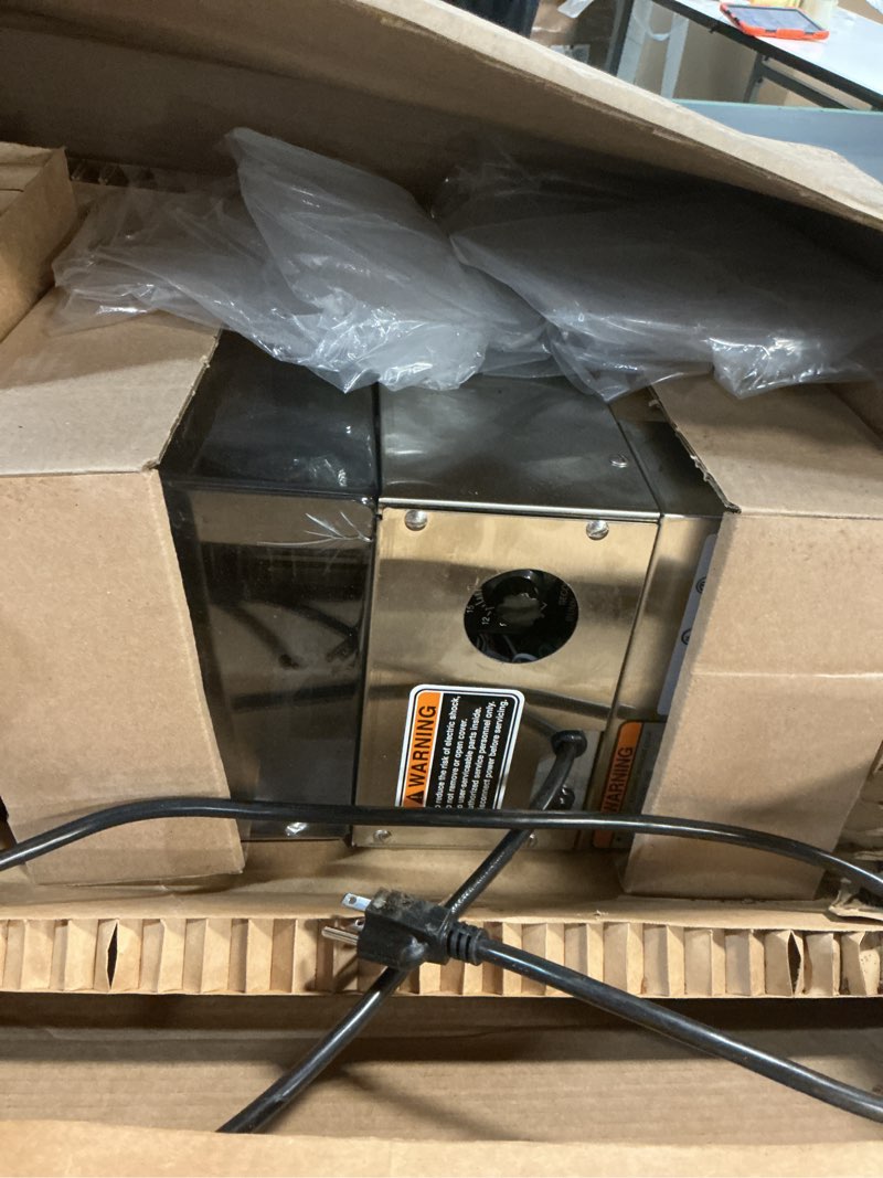 Condition photo showing As Is for bunn lpg low profile portion control grinder with 1 hopper