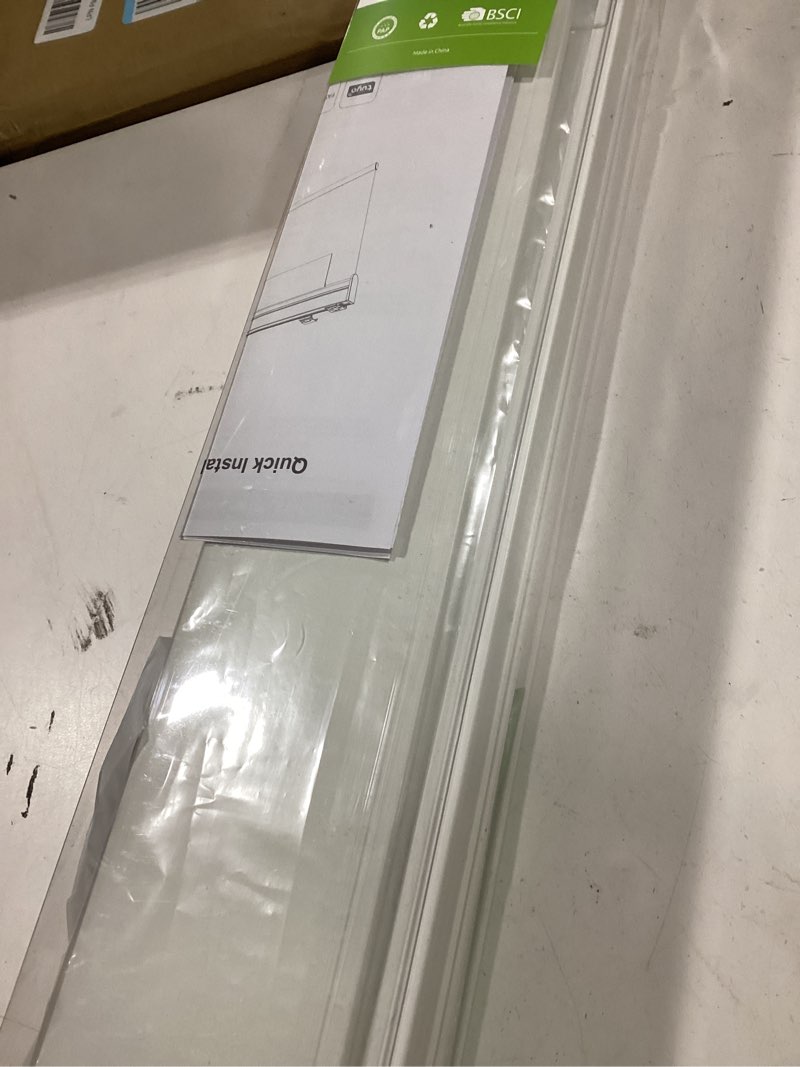 Condition photo showing New/Like New for Motorized Blinds with Remote, [Free Solar Panels] Cordless Smart Blinds with Valance Cover, Blackout Electric Blinds with Remote Control, Automatic Roller Shades for Windows White 21" W x 72" H White 21"W x 72"H