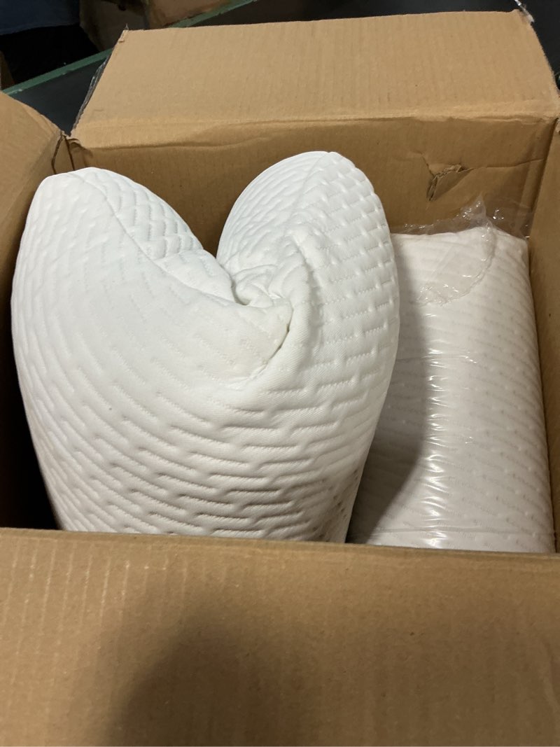 Condition photo showing Good Condition for tuft & needle premium pillow, standard size 2-pack with adaptive foam, supportive and cool, certipur-us and greenguard gold certified, 3-year true warranty foam pillow set of 2 standard
