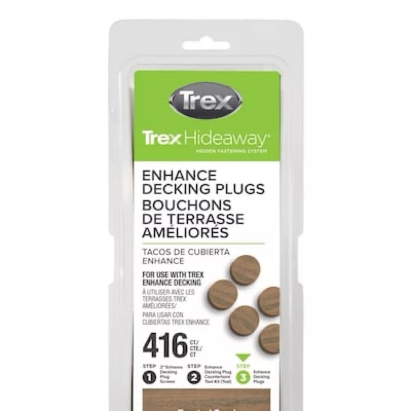 Trex Enhance Toasted Sand 416ct Plugs