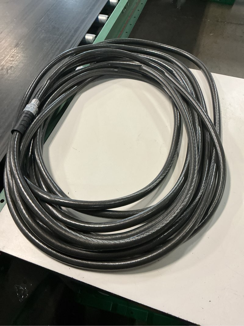Condition photo showing As Is for teknor apex neverkink, 8844-50 pro water hose,5/8-in x 50-feet
