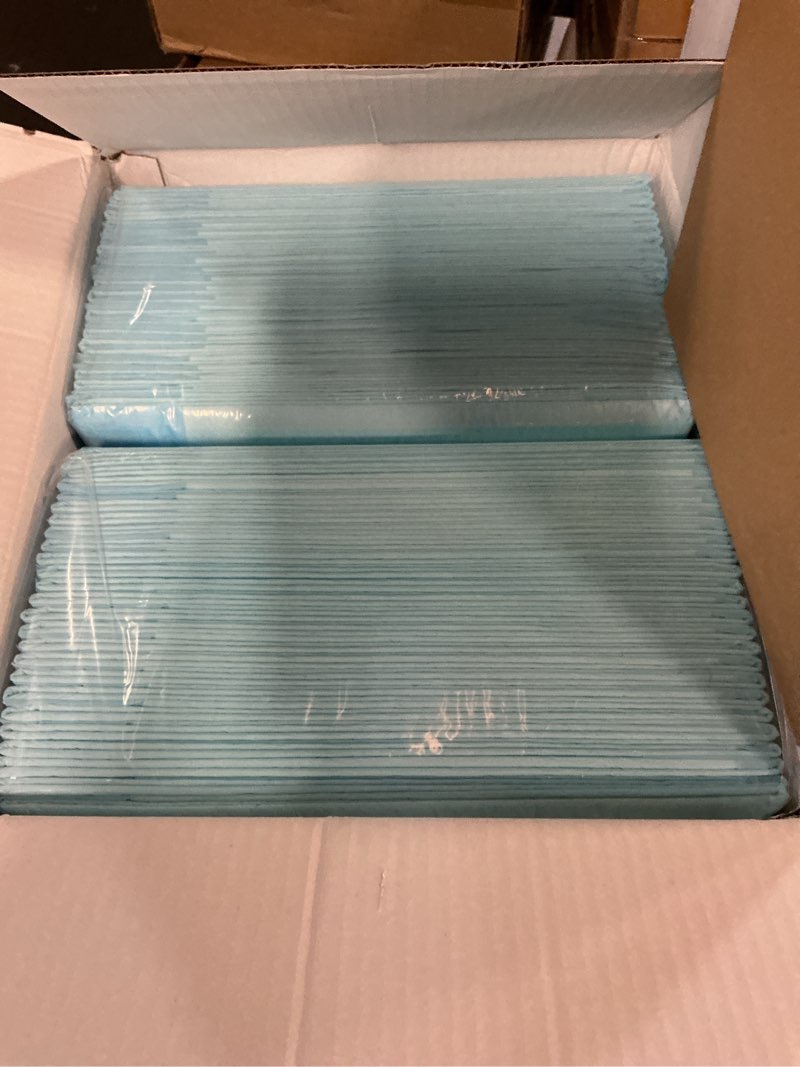 Condition photo showing New/Like New for super absorbency disposable leakproof underpads with quick drying for baby, adults, puppy, dog bed pee pads, extra large, xxl incontinence pads, 30” x 36”, 50 count 50 count 30" x 36"