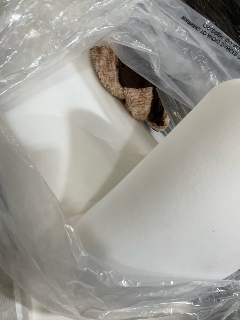 Condition photo showing As Is for bolster liner delux chaise jumbo-32\"x40\"• white 