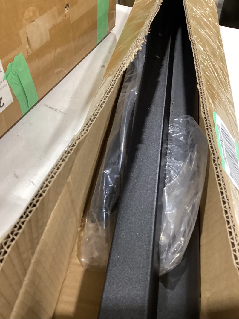 Condition photo showing New/Like New for hand rails for outdoor steps?stair handrail & indoor stair railing kit?railings for outdoor steps for fence & outdoor steps (1, black-straight, 3 step)