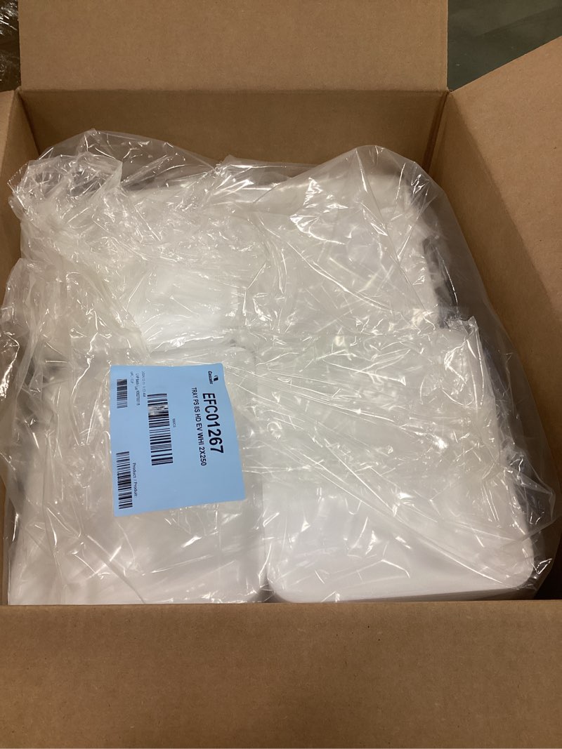 Condition photo showing Good Condition for  10S WHITE FOAM MEAT TRAY 500/CS 10x8 