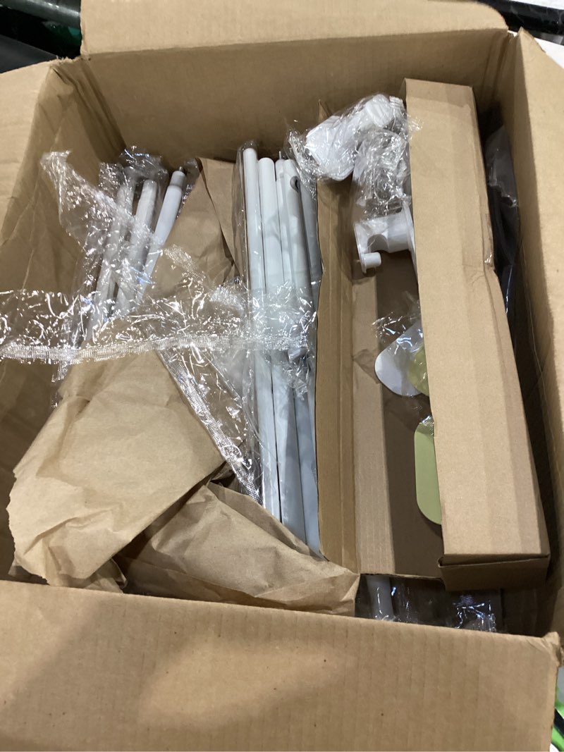 Condition photo showing Good Condition for mainstays 1/2" white ball adjustable single curtain rod, 28-48"