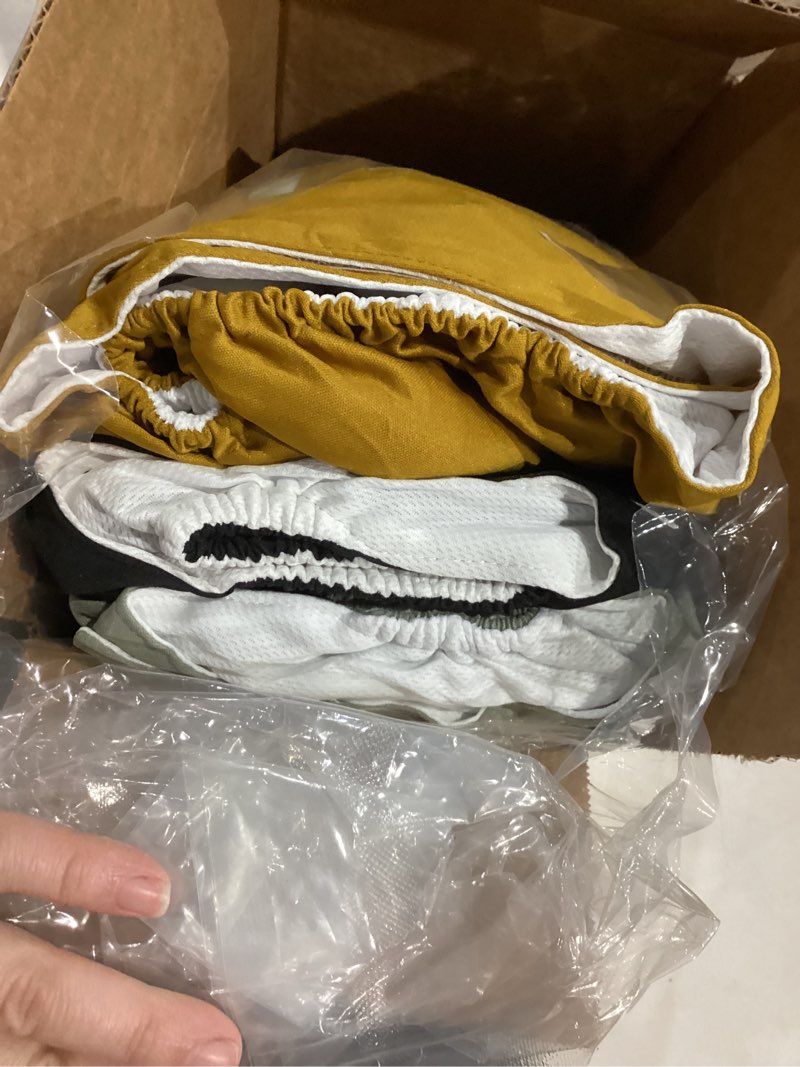 Condition photo showing Good Condition for wegreeco Washable Dog Diapers - Washable Male Dog Belly Wrap - Pack of 3 - (Gold,Black,Grey,X-Large) X-Large Gold, Black, Grey
