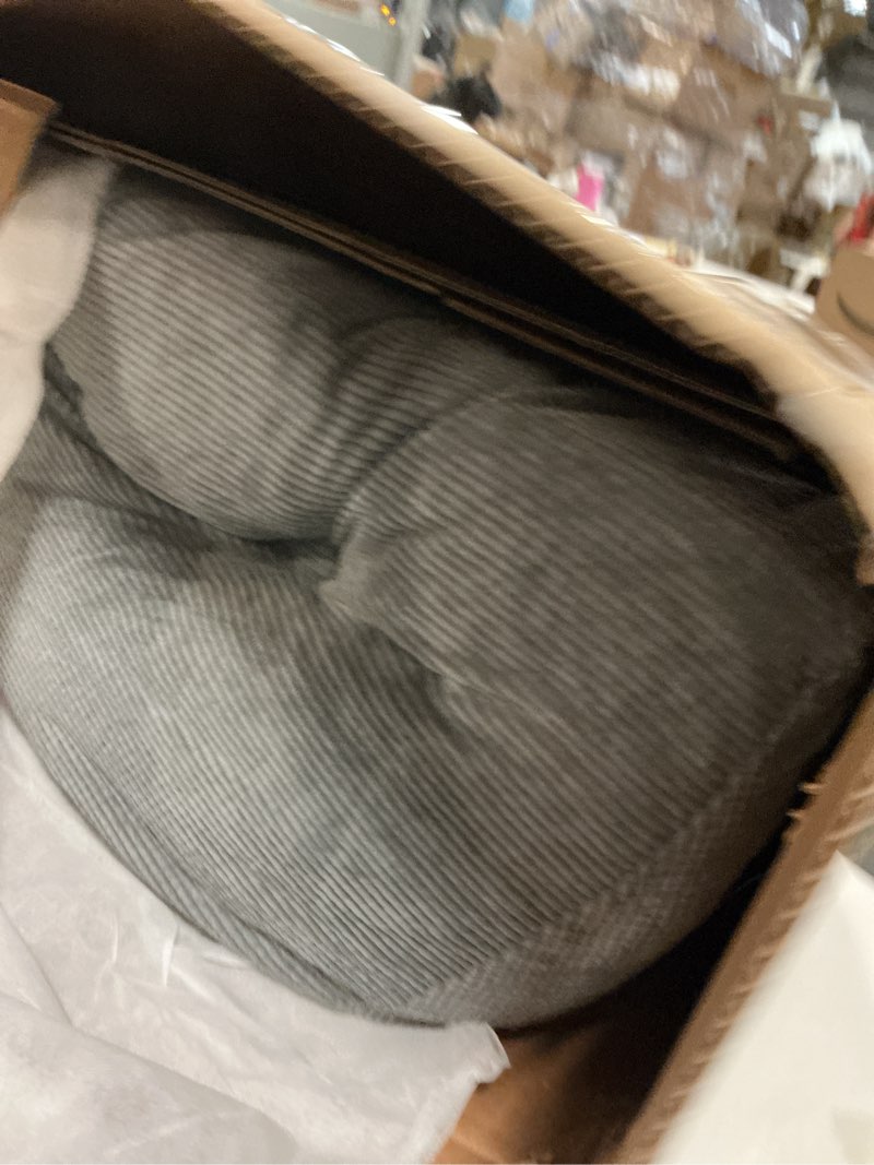 Condition photo showing Good Condition for headboard pillow queen, triangle pillows for headboard, head board backrest wedge pillow for reading sitting working, daybed pillows with removable cover for bed dorm sofa, dark grey dark grey queen