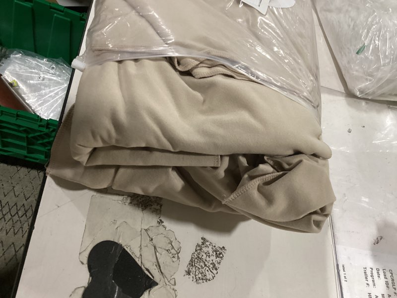 Condition photo showing Good Condition for shukii stretch dining chair covers waterproof pu leather chair slipcovers chair protector cover universal chair covers for dining room kitchen hotel (khaki, set of 6) khaki set of 6