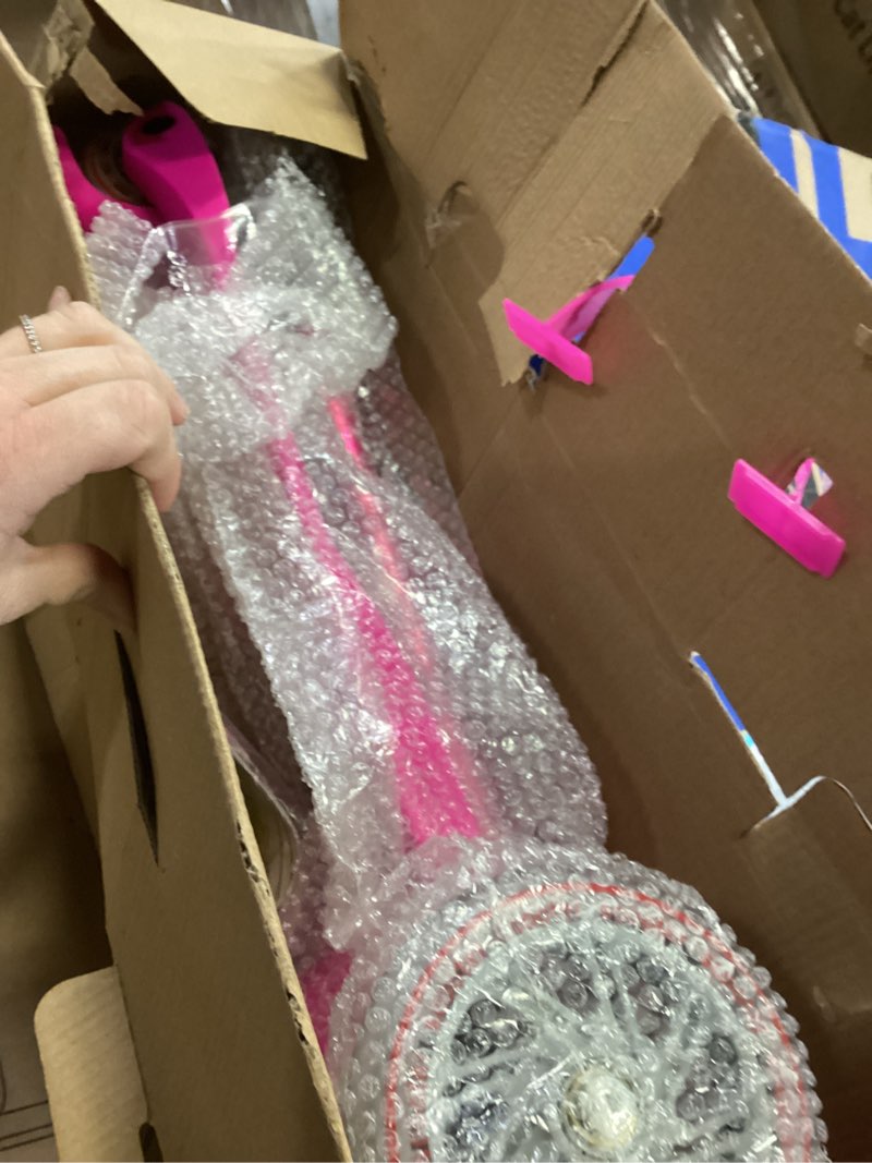 Condition photo showing New/Like New for 3 Wheel Scooters for Kids, Kick Scooter for Toddlers 3-6 Years Old, Boys and Girls Scooter with Light Up Wheels, Mini Scooter for Children Pink