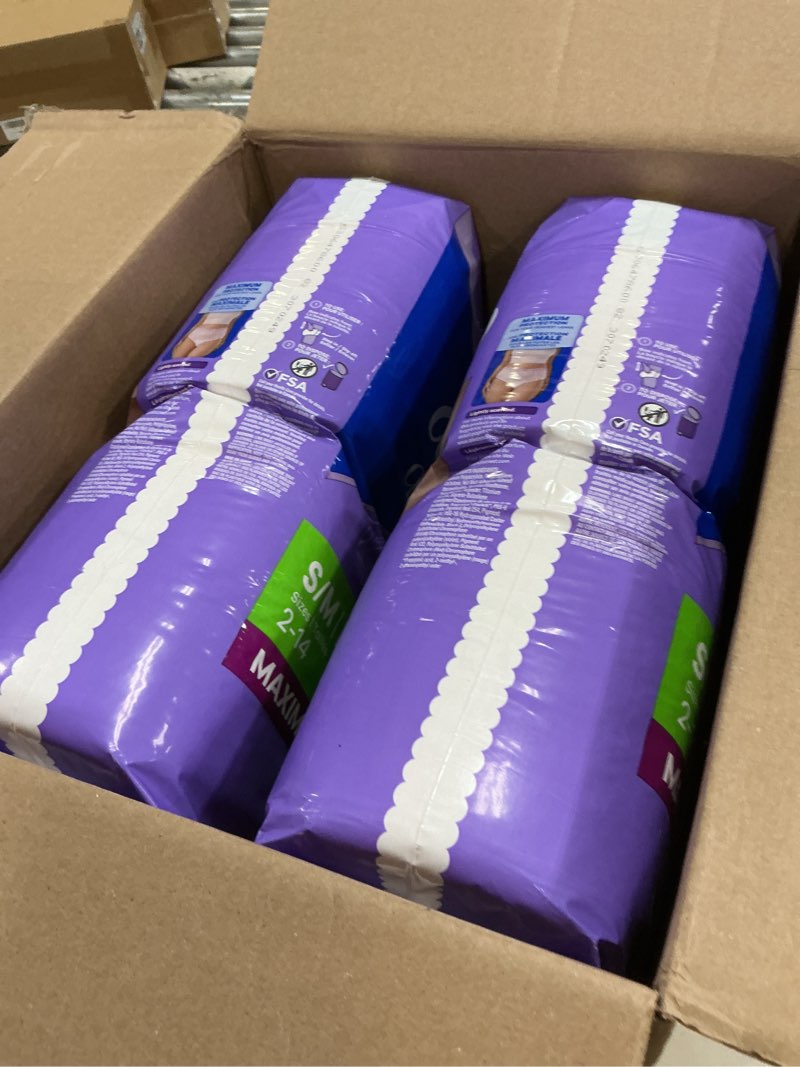 Condition photo showing New/Like New for Always Discreet Incontinence Underwear Women's - Maximum Protection - Small/Medium - 84ct