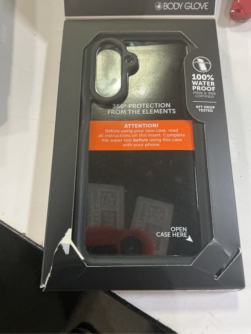 Condition photo showing New/Like New for body glove tidal waterproof phone case for samsung galaxy a17 5g - black/gray