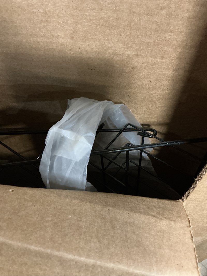 Condition photo showing Good Condition for queekay 6 tier wire countertop rack black comic book holders wide wire magazine rack tabletop display stand for table top book brochure literature comic greeting card shelf holder stand