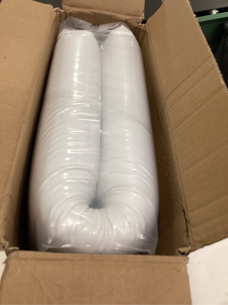 Condition photo showing New/Like New for HOMBYS Memory Foam Couch Cushion Replacement, High Density Upholstery Foam Wrapped with Memory Foam & Polyester Batting, Sofa Cushions Inserts with Dacron Fiber Layer,with Removable Cover,6"x26"x26" White 6 inch Thick-26"x26"
