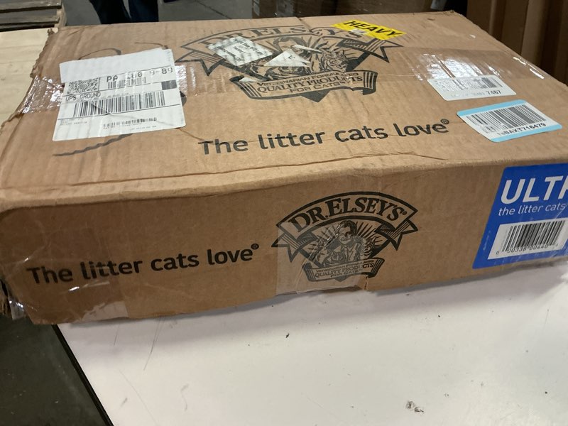 Condition photo showing New/Like New for dr. elsey's ultra unscented clumping clay cat litter 40 lb. bag