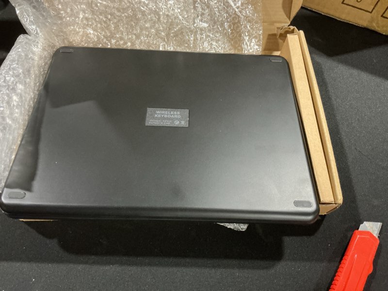 Condition photo showing Good Condition for ProCase 360° Rotation Keyboard Case with 7 Colors Backlit for iPad 10.2" (2021 9th Gen/ 2020 8th Gen/ 2019 7th Gen), Protective Smart Cover with Wireless Keyboard for 10.2 iPad 9th/8th/7th -Black