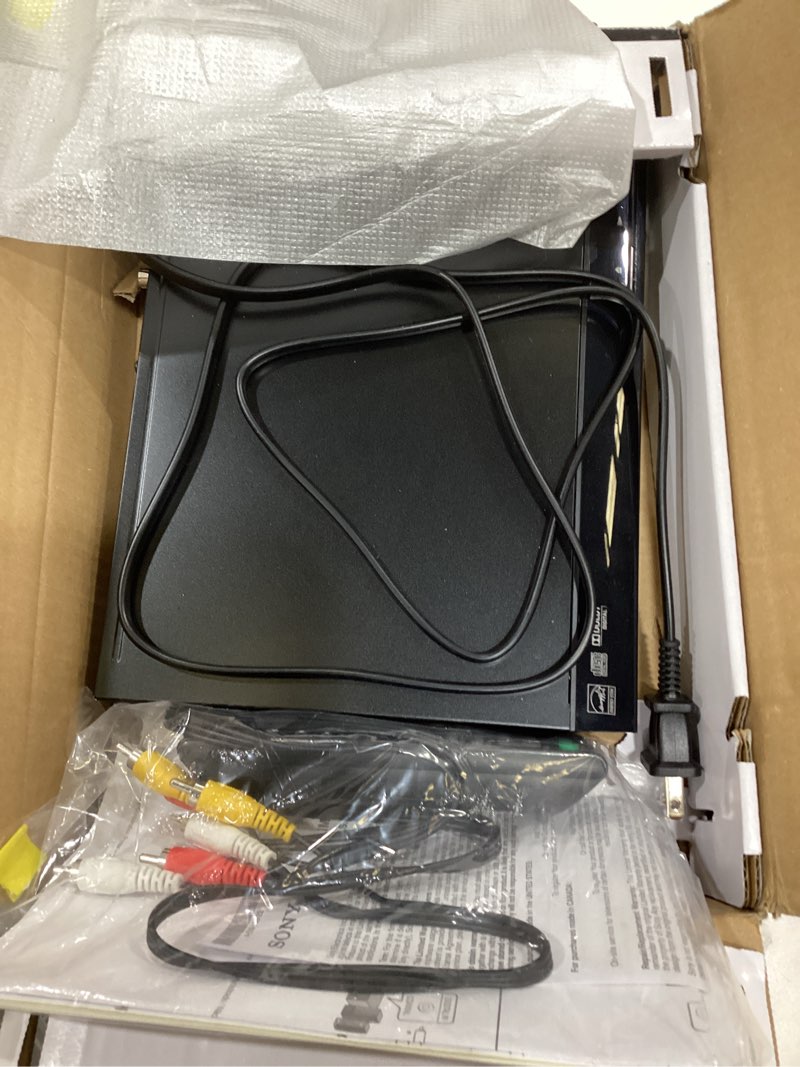 Condition photo showing As Is for Sony DVPSR210P DVD Player