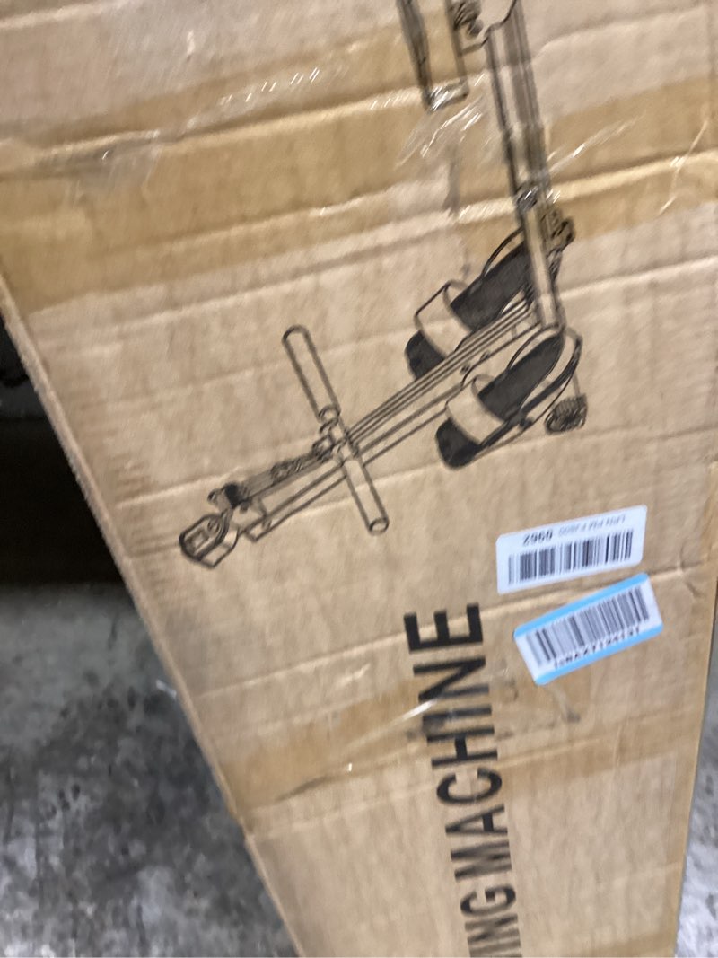 Condition photo showing New/Like New for Compact Rowing Machine for Home Use, Magnetic Resistance Foldable Rower for Full Body Workout, Space Saving Design with LCD Display Matte Black