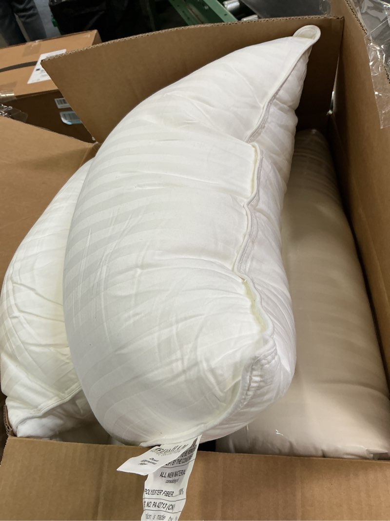 Condition photo showing Good Condition for Beckham Hotel Collection Bed Pillows King Size Set of 2 - Down Alternative Pillow for Back, Stomach or Side Sleepers