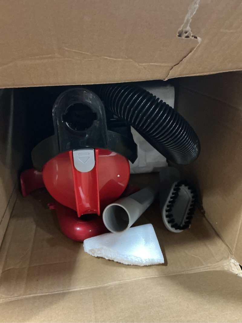 Condition photo showing As Is for dirt devil endura lite upright bagless vacuum cleaner for carpet and hard floor, powerful, lightweight, corded vacuum cleaners for home use