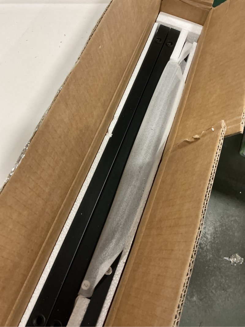 Condition photo showing Good Condition for Dripex Computer Desk for Small Spaces, 27.5 inch Small Computer Desk, 3 Tier Compact Desk with Monitor Shelf and Bottom Storage Shelves, Space Saving Desk, Black