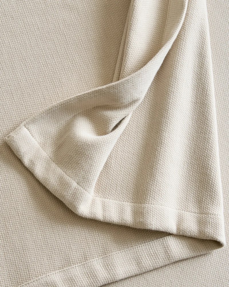 luxury organic cotton bed blanket king sand 