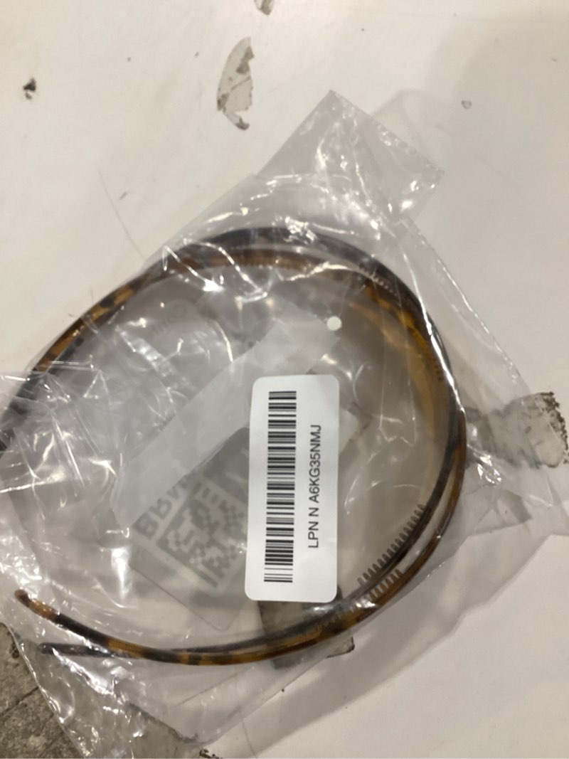 Condition photo showing New/Like New for 2 pack eyewear headbands leopard print hairband comfortable glasses headbands for women fashion skinny hairbands brown,black