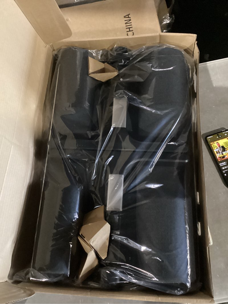 Condition photo showing Good Condition for foldwise 2-in-1 lap & bed desk with soft cushions - adjustable height & angle, foldable laptop stand for bed & couch - wrist rest, ipad holder, stopper & non-slip leather - bed table for adults & kids black