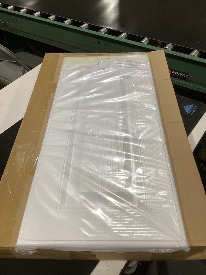 Condition photo showing Good Condition for built-in cabinetry door frame type door white texture(29in.h x 13.25in.w) | premium materials,replacement cabinet door for home,office,school and 0ther scenarios,can be directly installed and used 29h*13.25w