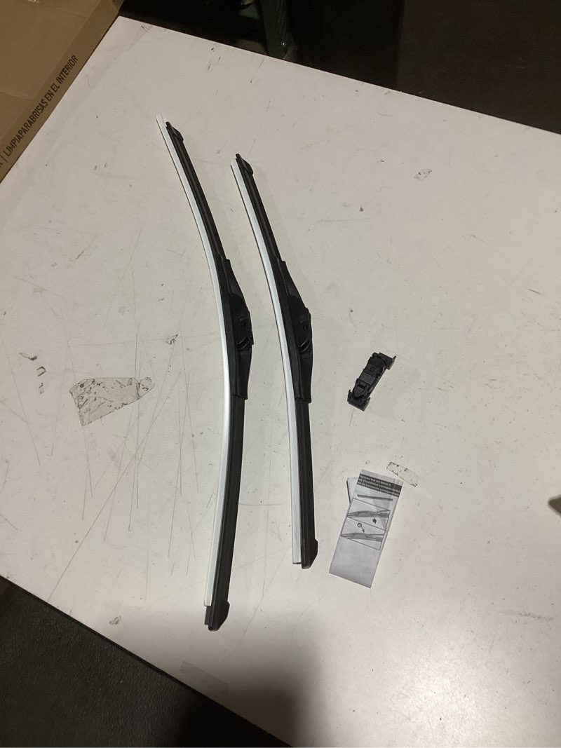 Condition photo showing As Is for TRICO Silicone Ceramic Automotive Replacement Windshield Wiper Blade, Ceramic Coated Silicone Super Premium All Weather includes 26 inch & 21 inch Beam blades for Select Lexus/Audi Models (90-2621) 26" + 21" Pair Pack Pack of 2