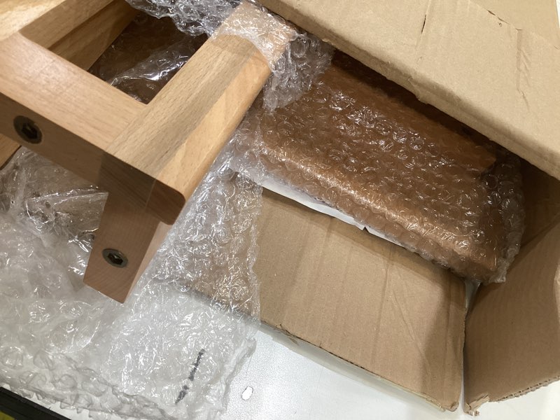 Condition photo showing As Is for surfboard stand racks, sturdy surfboard racks standing with floor-standing design,stand shortboard and longboard organizer, beech wood, 1pcs