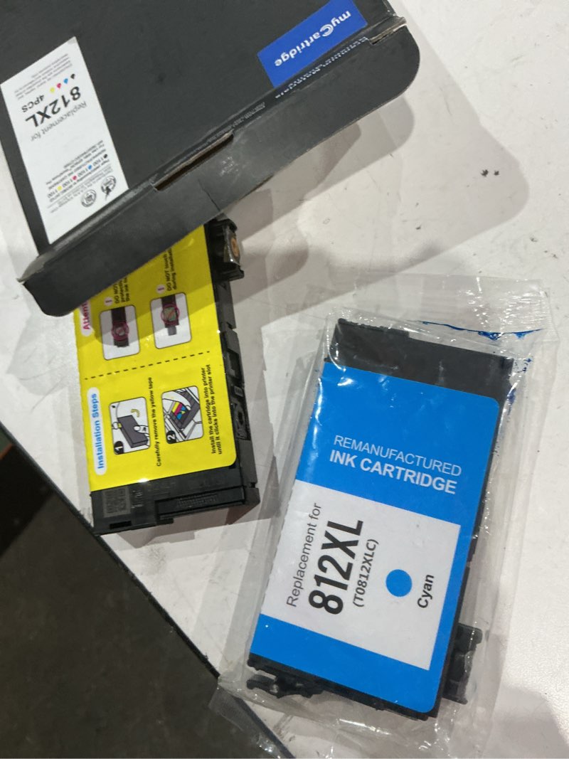Condition photo showing As Is for mycartridge remanufactured ink cartridges replacement for epson 812xl ink cartridges combo pack compaitble with workforce pro wf-7840 wf-7820 wf-7310 ec-c7000 printer(4 pack)
