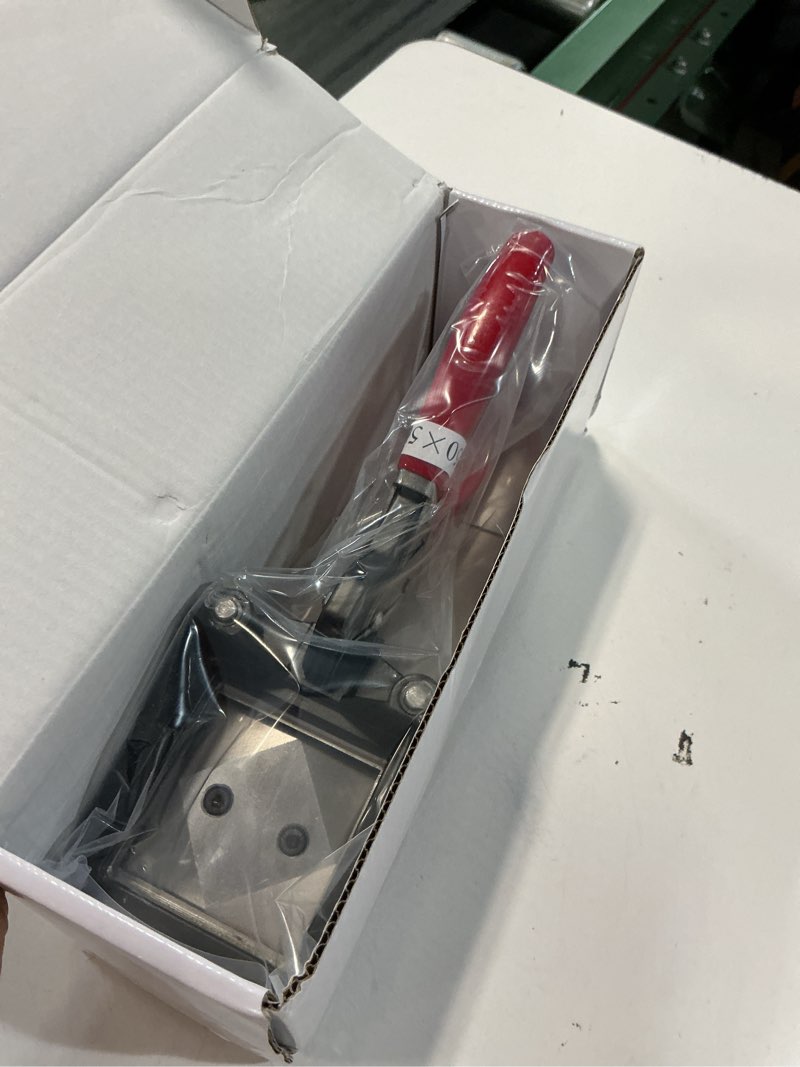 Condition photo showing New/Like New for professional 50×50mm (2''x2'') square photo cutter, handheld metal die punch tool for paper, business cards, crafts, diy projects cutting, hardened steel blade heavy-duty, office & family use