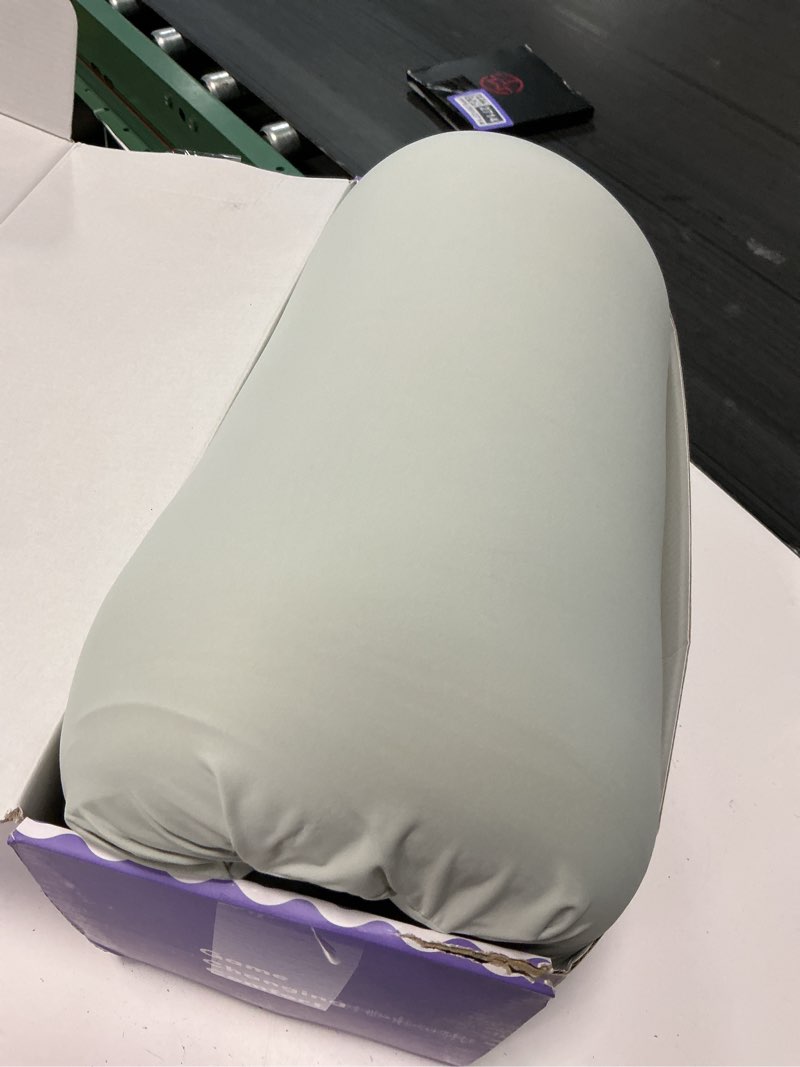 Condition photo showing Good Condition for c cushion lab deep sleep pillow, patented ergonomic contour design for side & back sleepers, orthopedic cervical shape gently cradles head & provides neck support & shoulder pain relief - calm grey